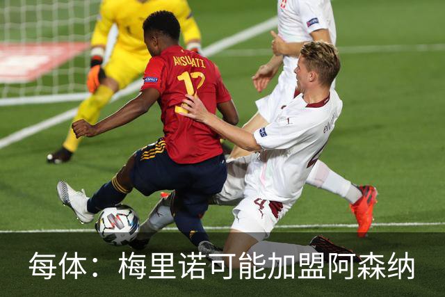 每体：梅里诺可能加盟阿森纳